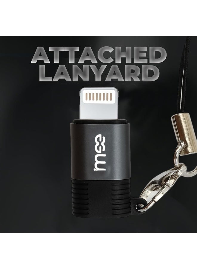 آیمی Type-C Female to iPhone Male Adapter IM-228 | USB-C to Lightning Converter for Charging & Data Sync | OTG Supported Mini Connector with Keychain | Compatible with iPhone & iPad Devices - Image 4